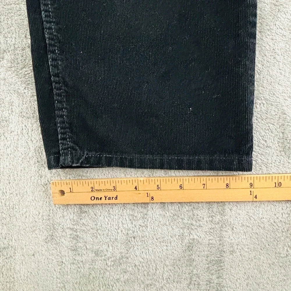 Levi's 559 Corduroy Pants Mens 36x32 Black Relaxed Fit Straight Leg‎ Y2K Baggy